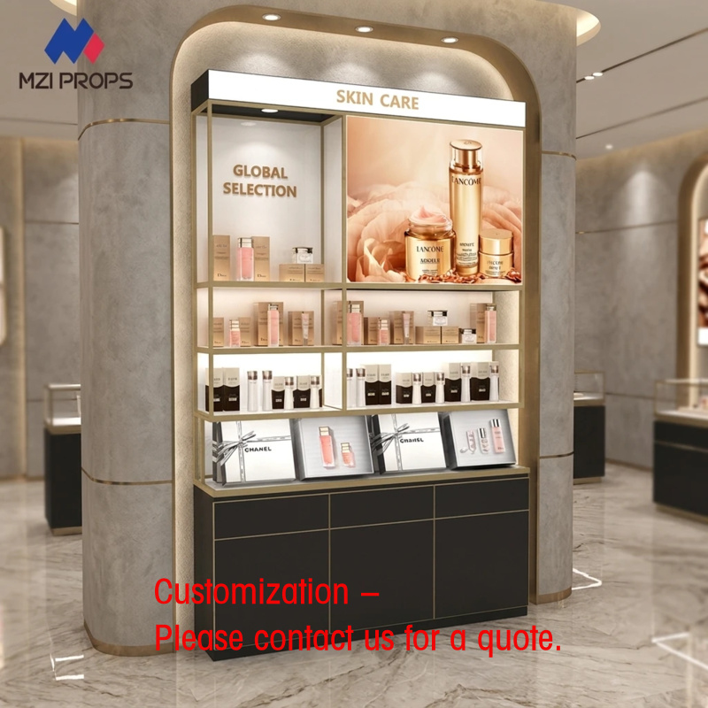 Luxury Skincare Shop - Espositore Cosmetico Personalizzato di Lusso con