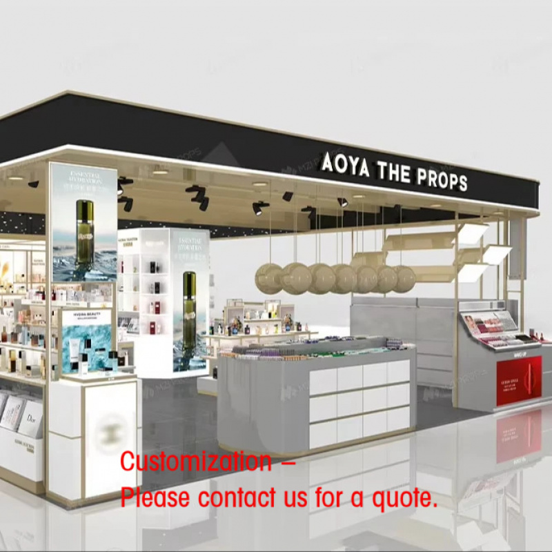 Luxury Skincare Shop - Espositore Personalizzato di Lusso per Cosmetici,