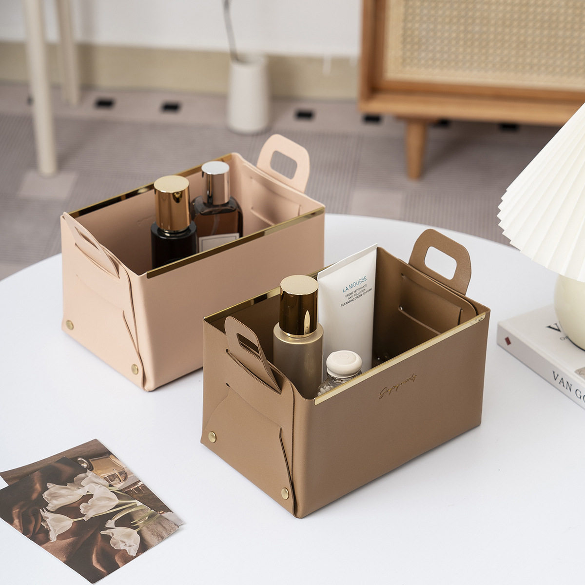 Scatola portaoggetti in pelle  - Luxury Skincare Box recensione e prezzo